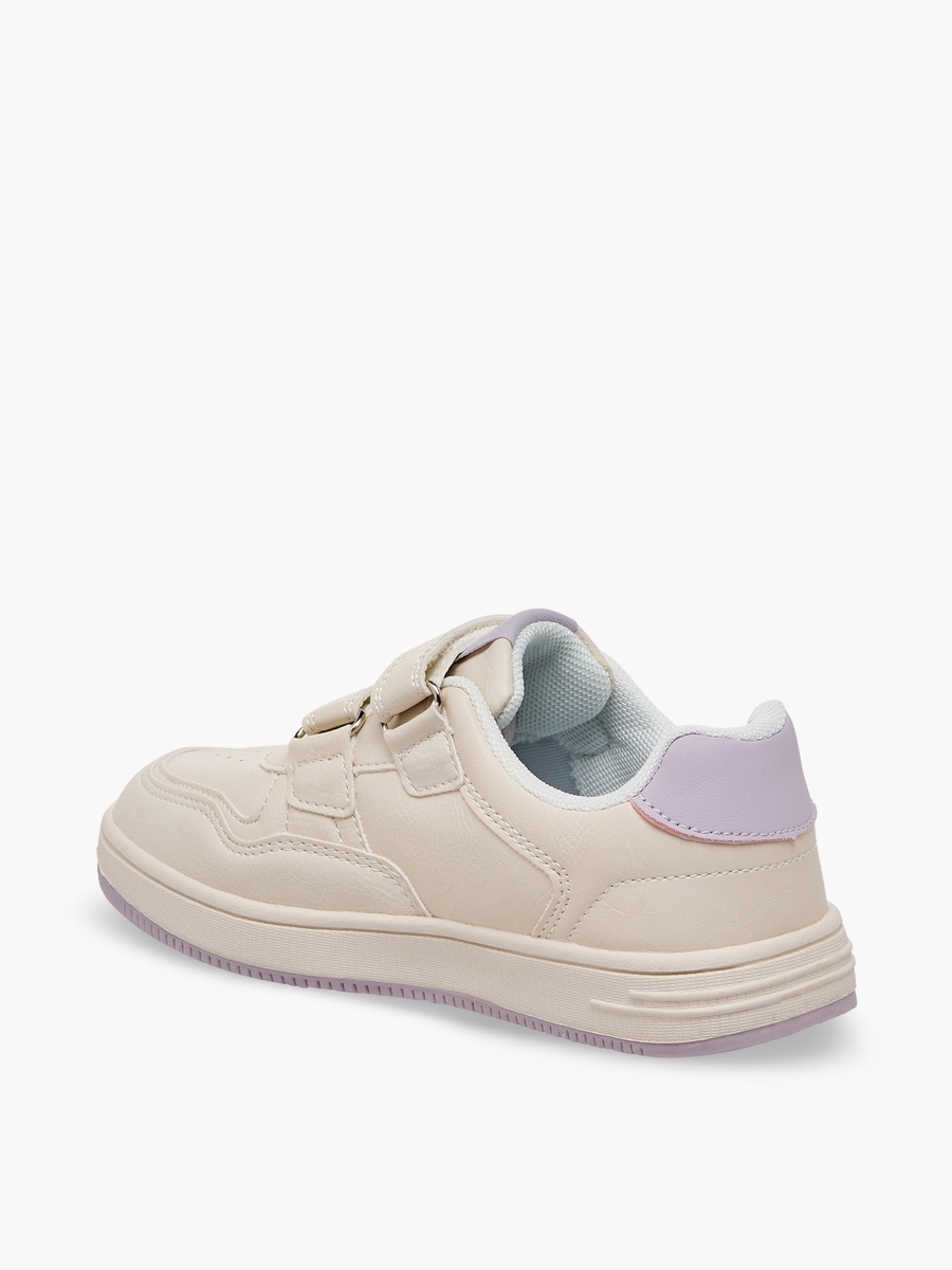 Girls Hook and Loop Ankle Sneakers