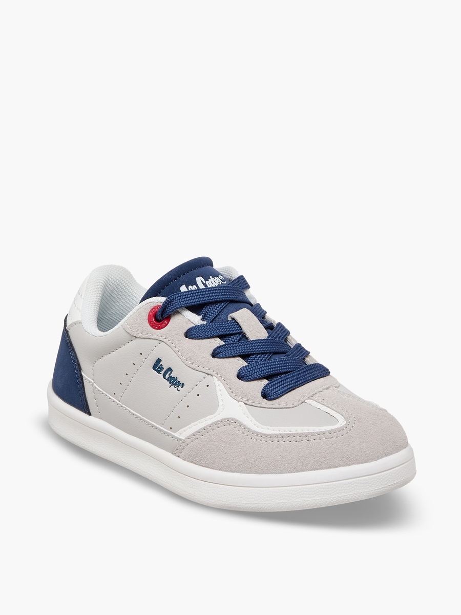 Boys Lace-Up Ankle Sneakers
