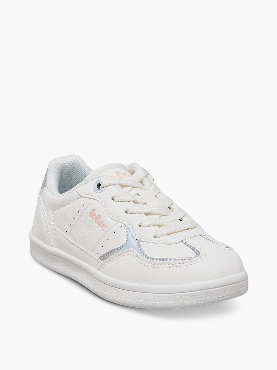 Girls Lace-Up Ankle Sneakers