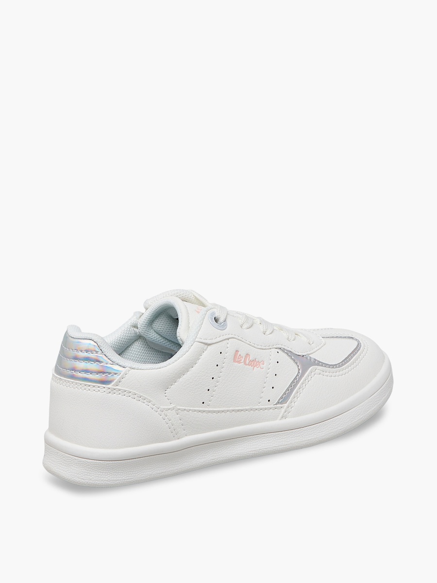 Girls Lace-Up Ankle Sneakers