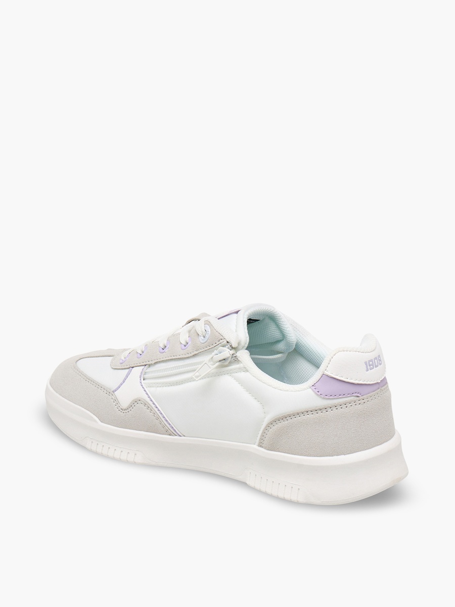 Girls Lace-Up Ankle Sneakers