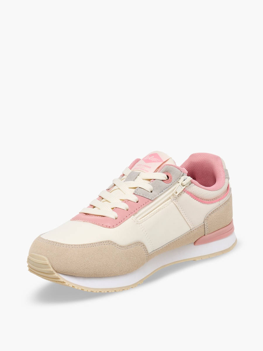 Girls Lace-Up Ankle Sneakers