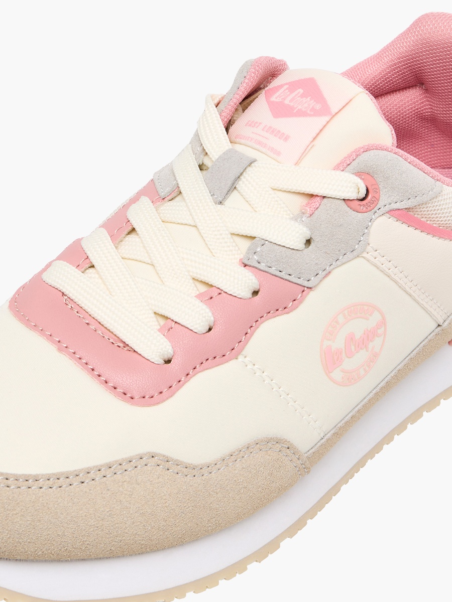 Girls Lace-Up Ankle Sneakers