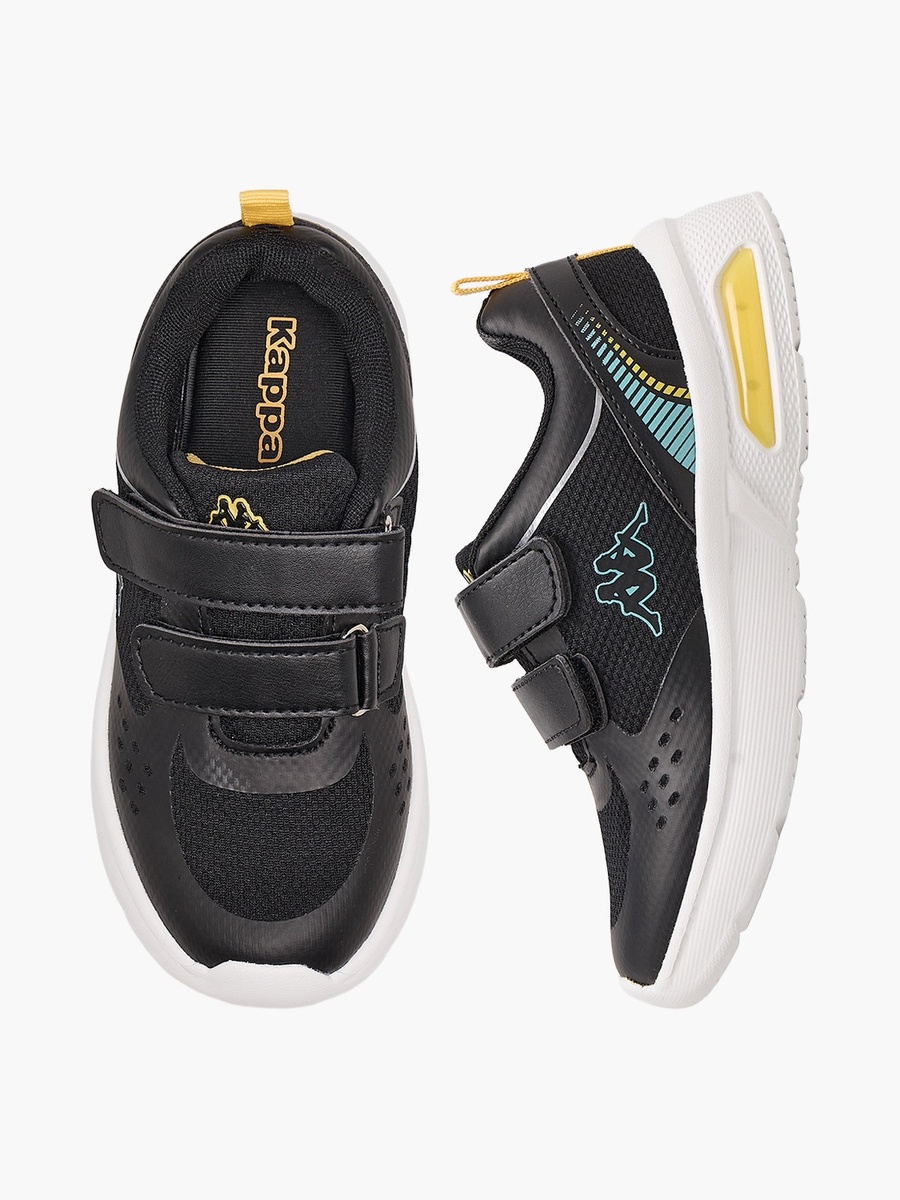 Boys Panelled Hook and Loop Sports Shoes