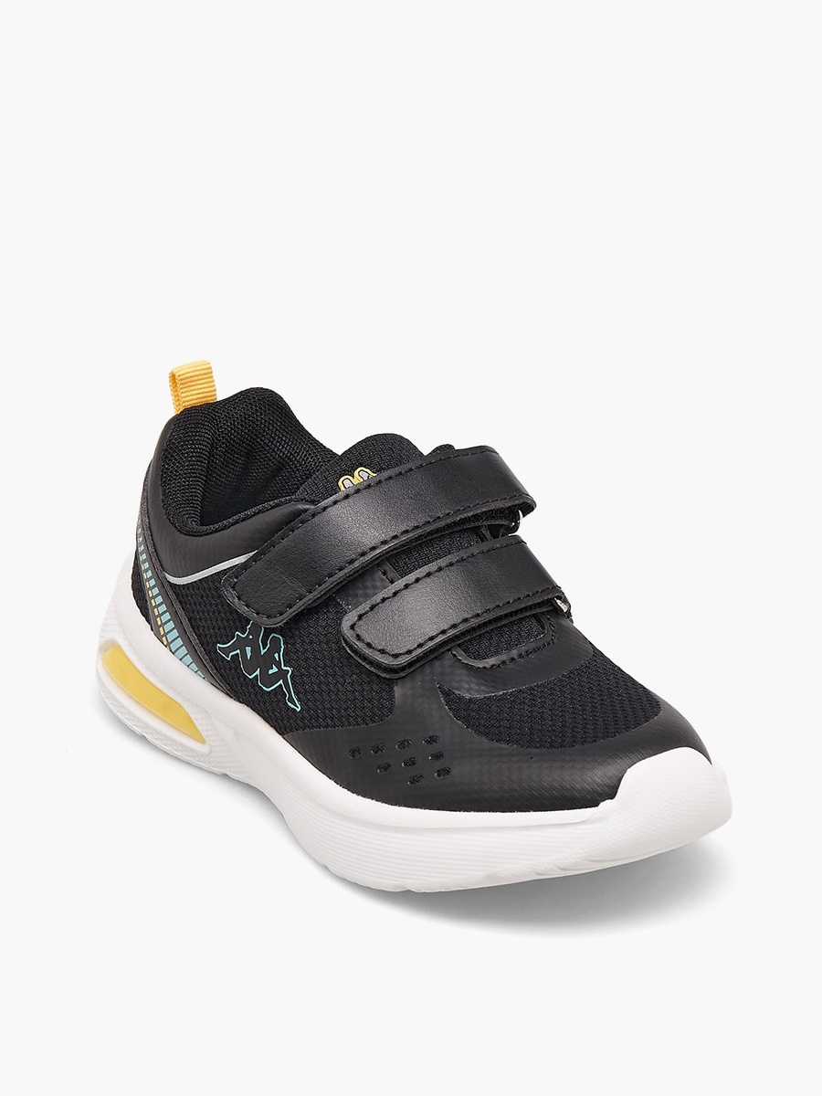 Boys Panelled Hook and Loop Sports Shoes