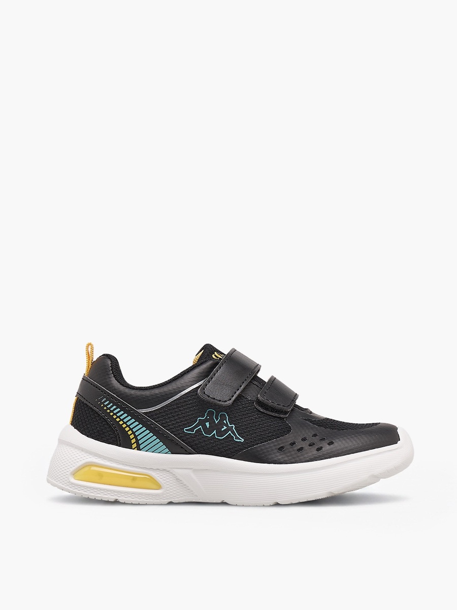 Boys Panelled Hook and Loop Sports Shoes