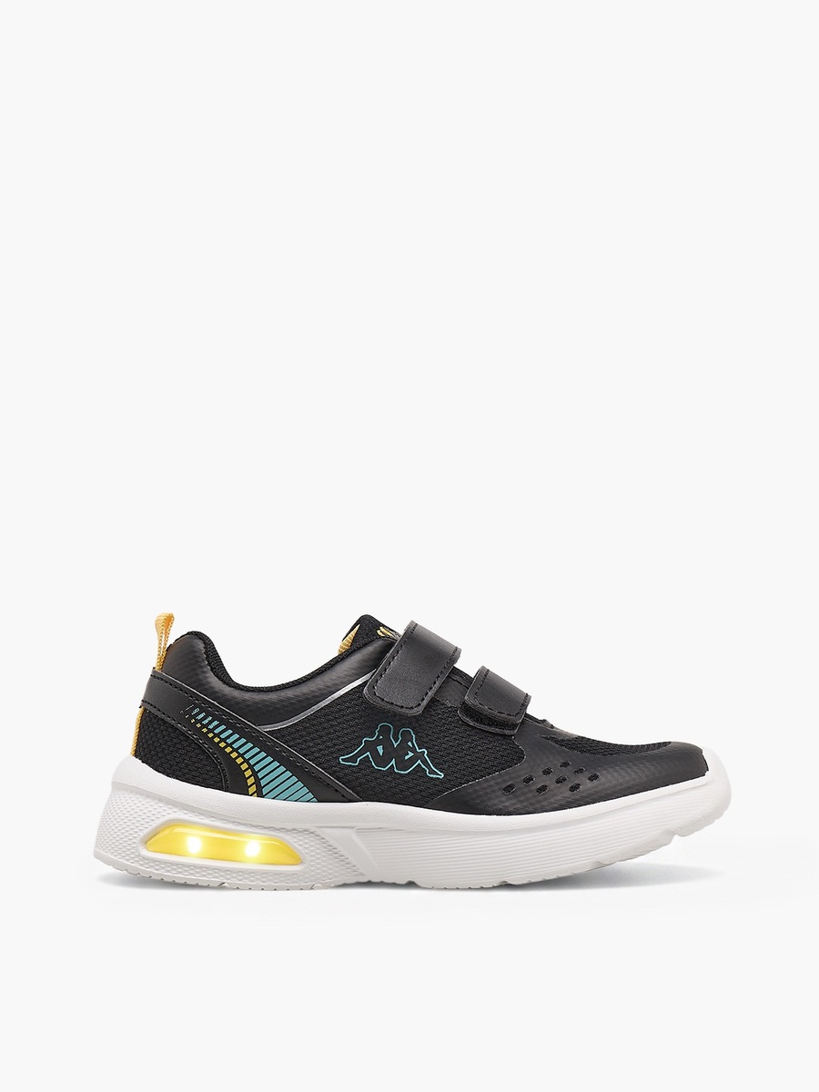 Boys Panelled Hook and Loop Sports Shoes