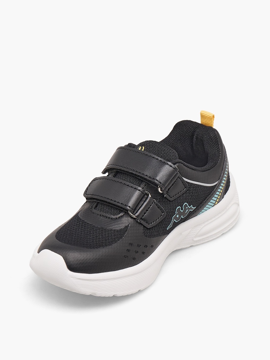 Boys Panelled Hook and Loop Sports Shoes