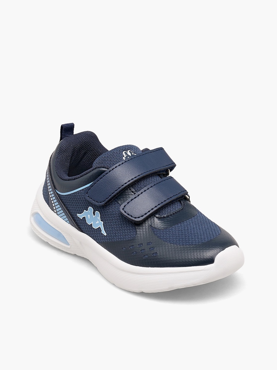 Boys Panelled Hook and Loop Sports Shoes