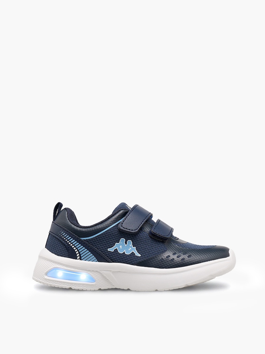 Boys Panelled Hook and Loop Sports Shoes