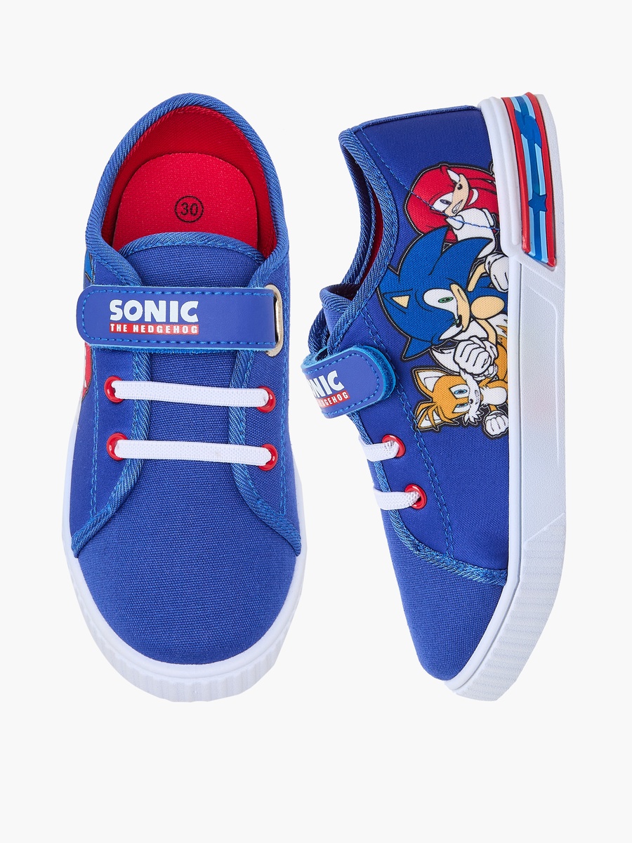 Boys Hook and Loop Ankle Sneakers