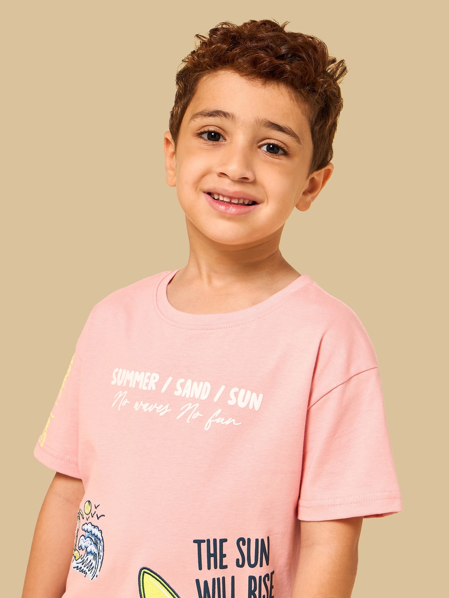 Slogan Print T-Shirt