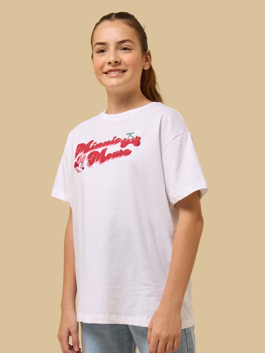 Minnie Mouse Print Oversized T-Shirt