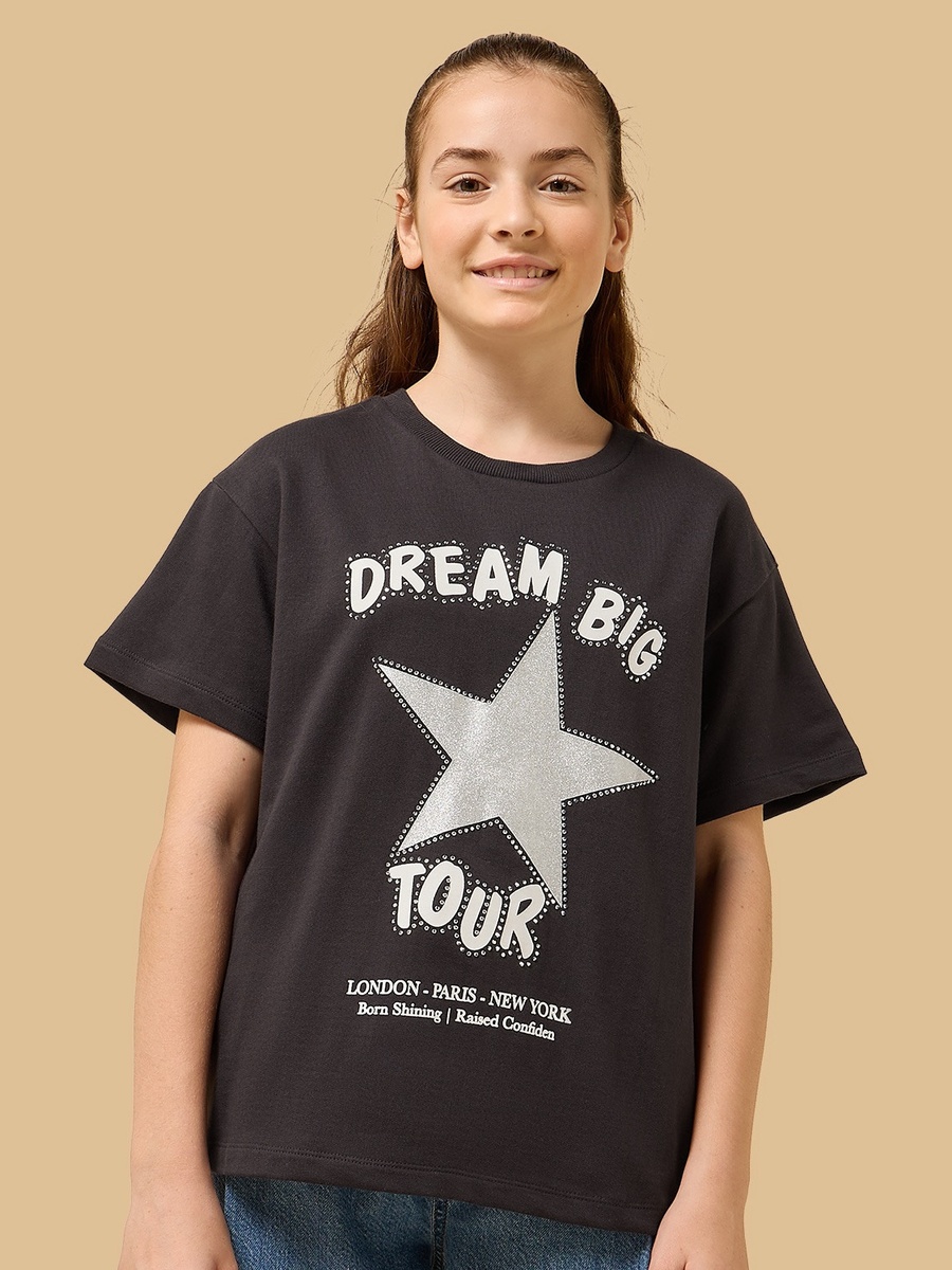 Embellished Cotton T-Shirt