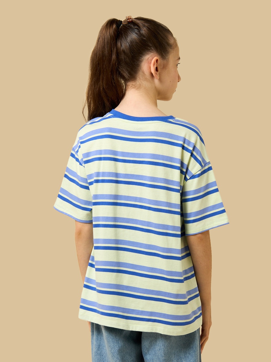 Striped Oversized Cotton T-Shirt