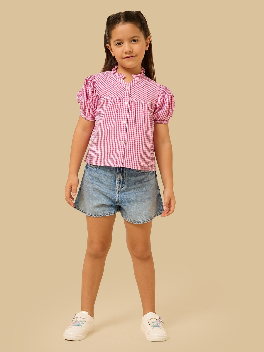Gingham Check Top