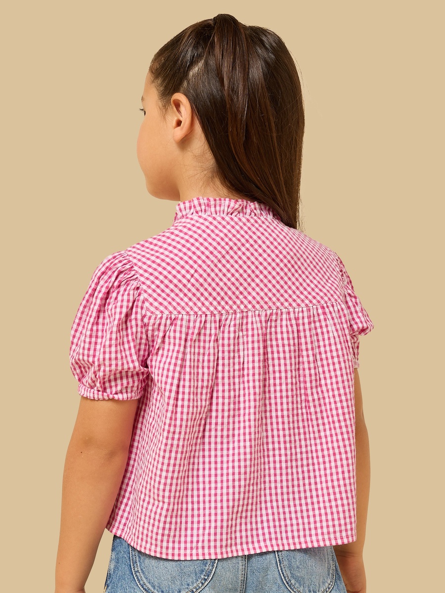 Gingham Check Top