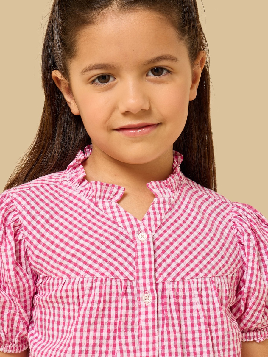 Gingham Check Top