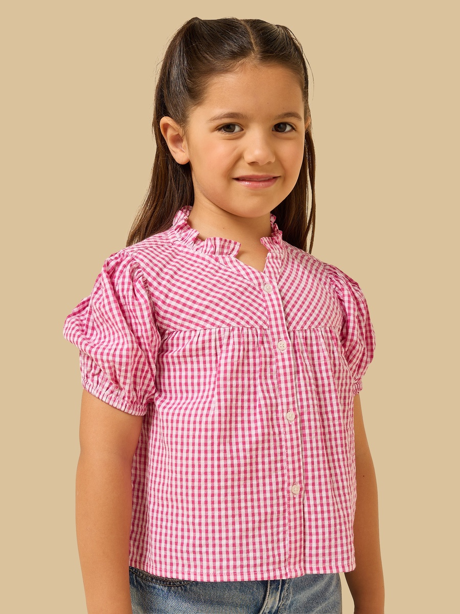 Gingham Check Top