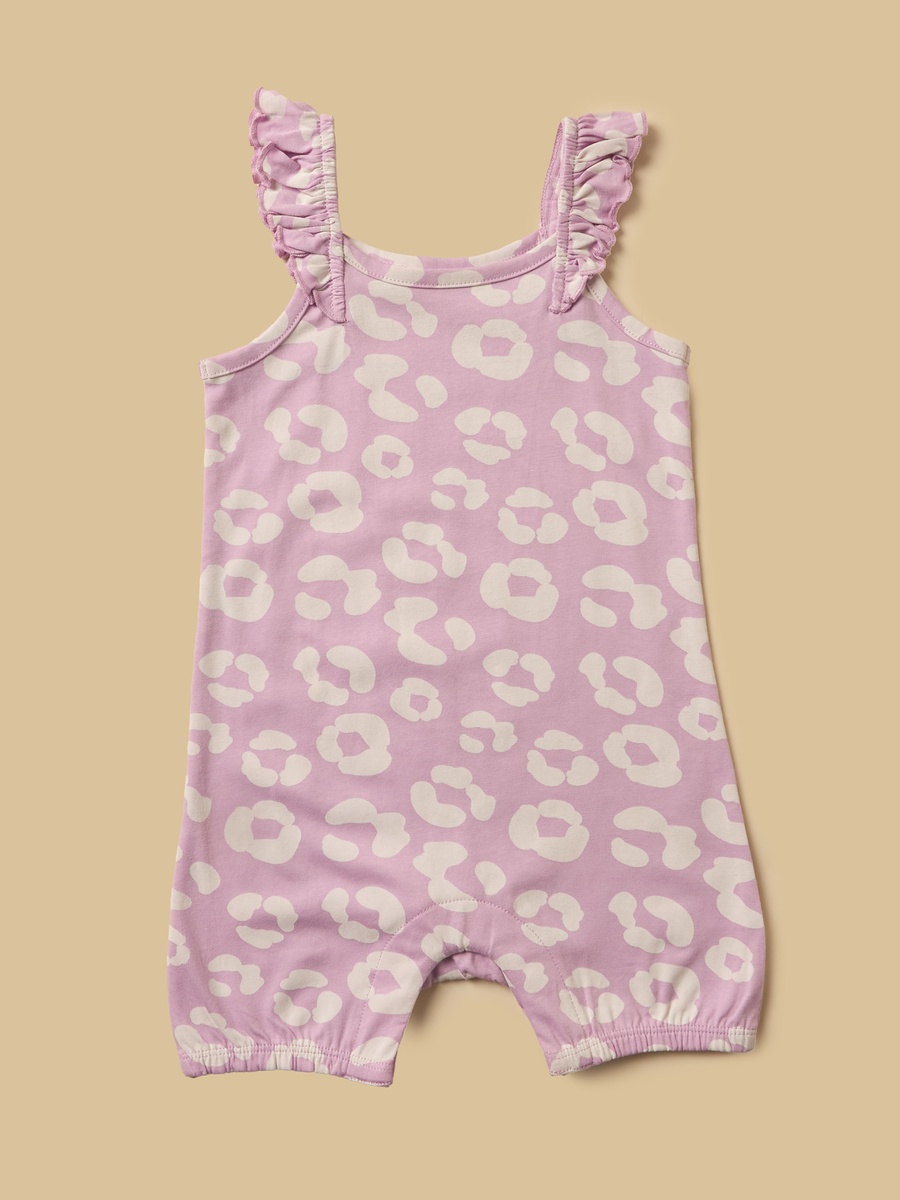 Pack of 3 - Floral Print Sleeveless Cotton Romper