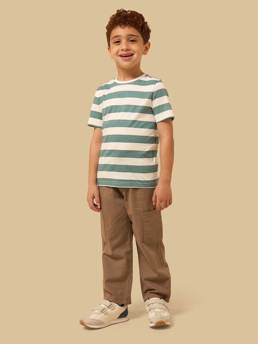 Pull-On Cotton Cargo Pants