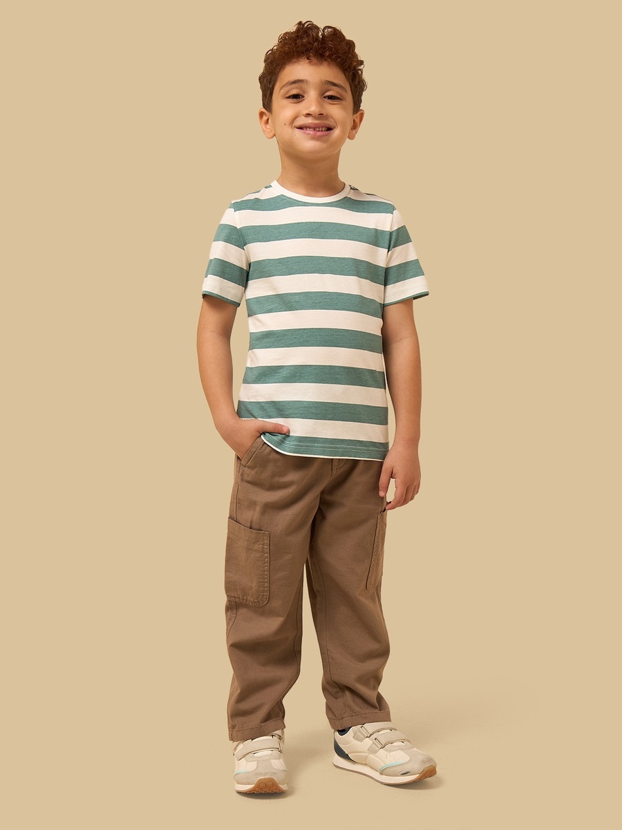 Pull-On Cotton Cargo Pants