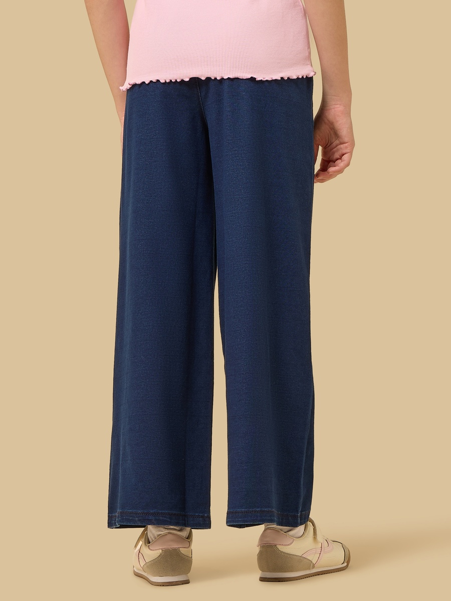 Wide Leg Cotton Jeans