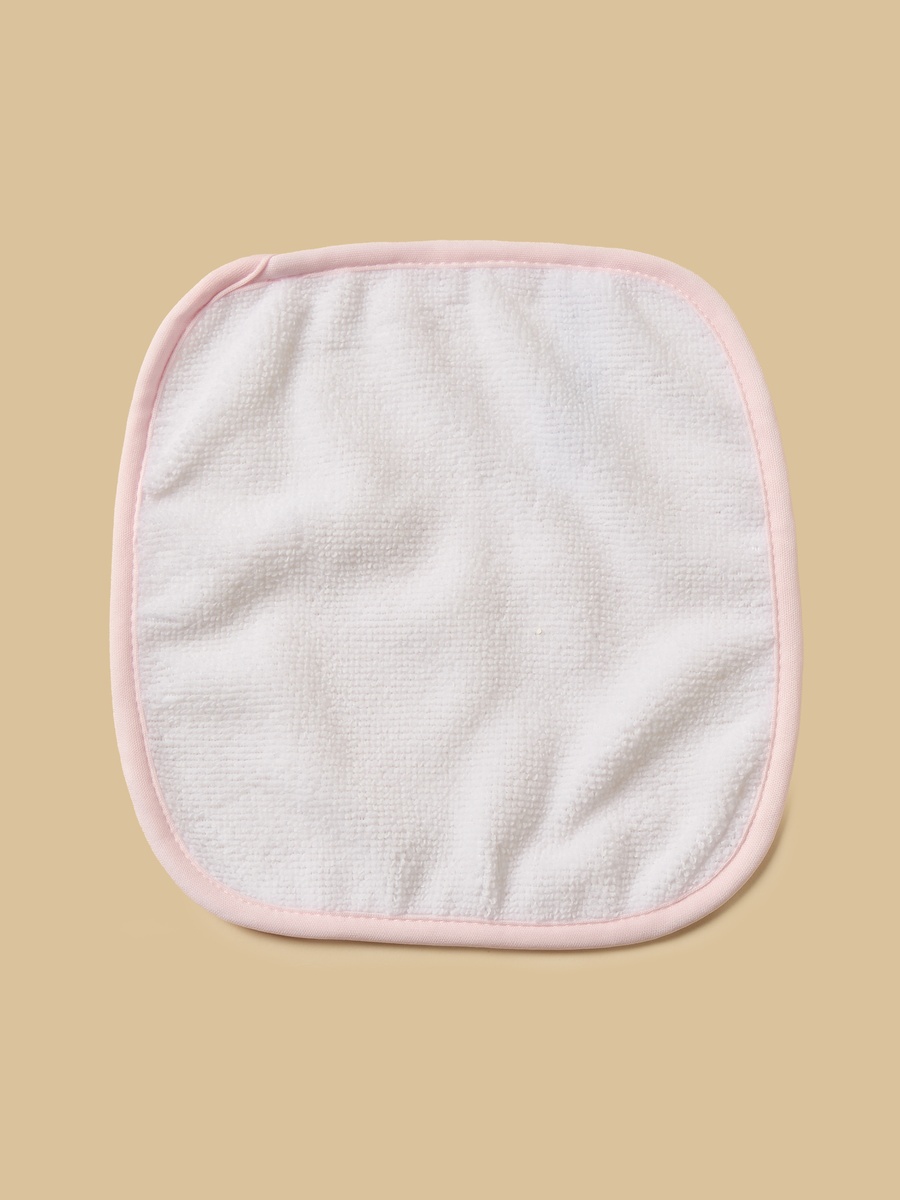 Bunny Ear Applique 4-Piece Hooded Bath Towel and Wash Cloth Set