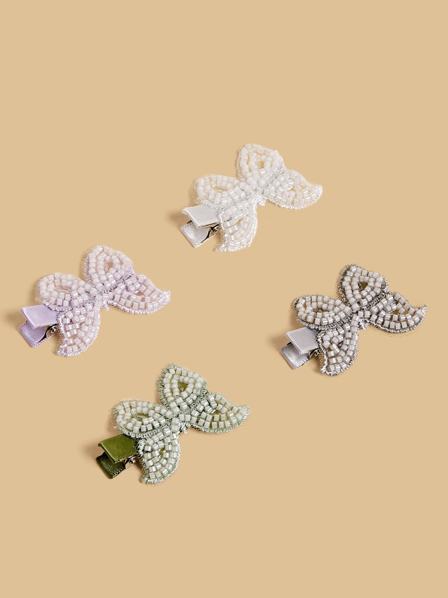 Pack of 4 - Embellished Butterfly Hair Clip