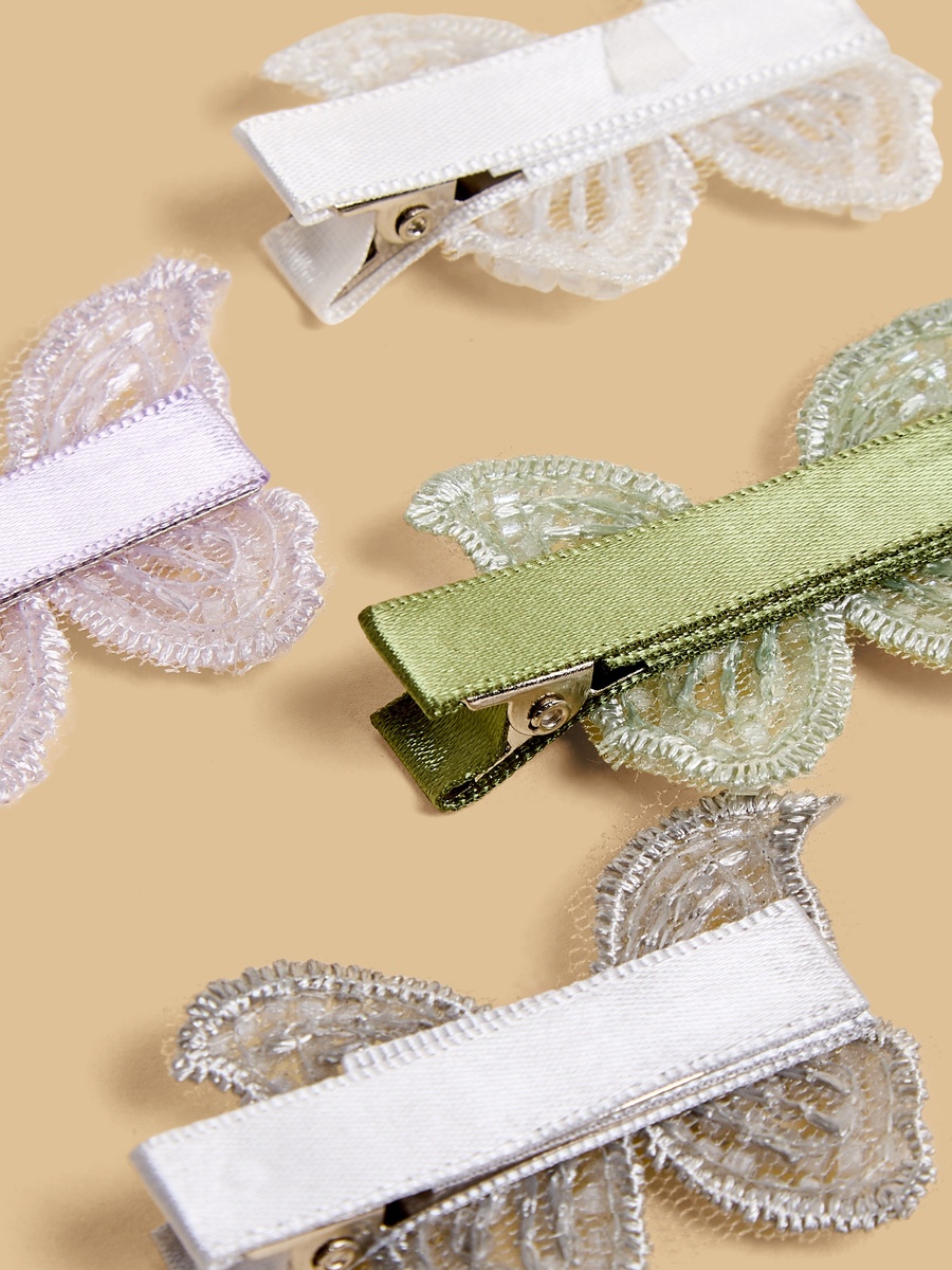 Pack of 4 - Embellished Butterfly Hair Clip