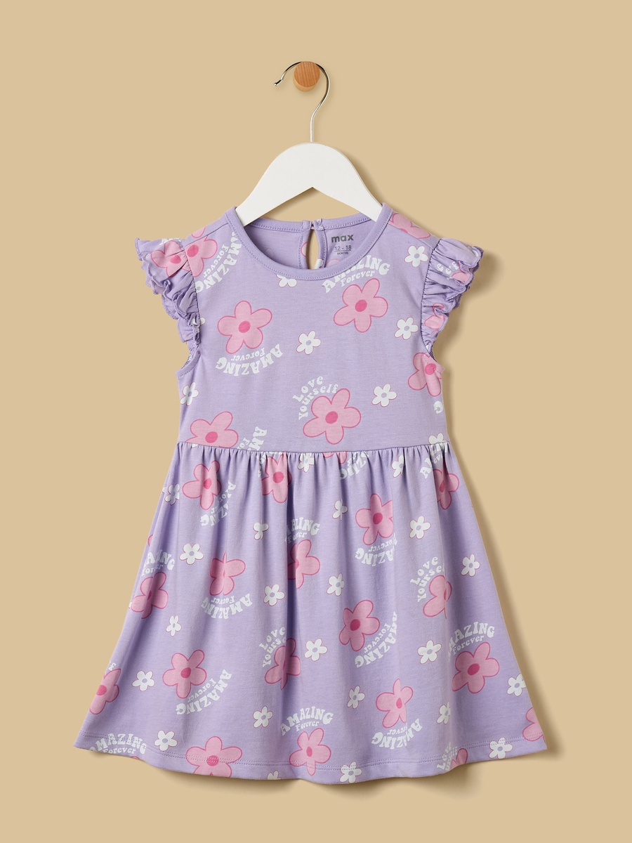 Floral Print Cotton Dress