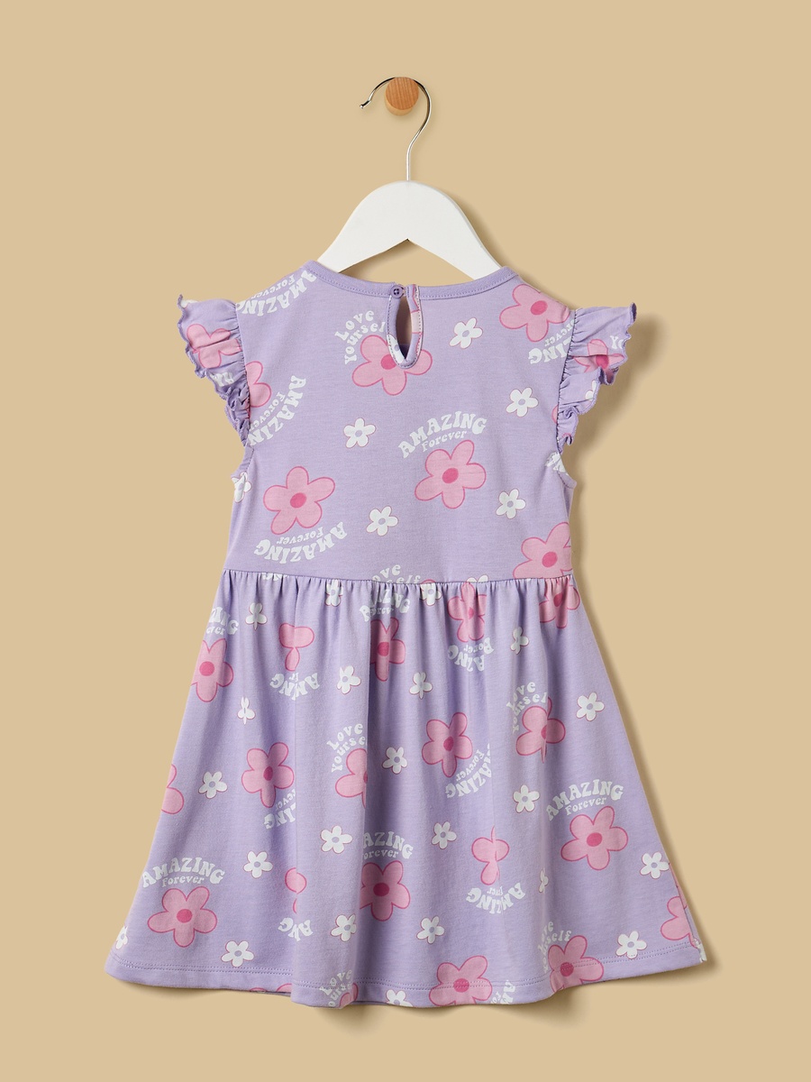 Floral Print Cotton Dress
