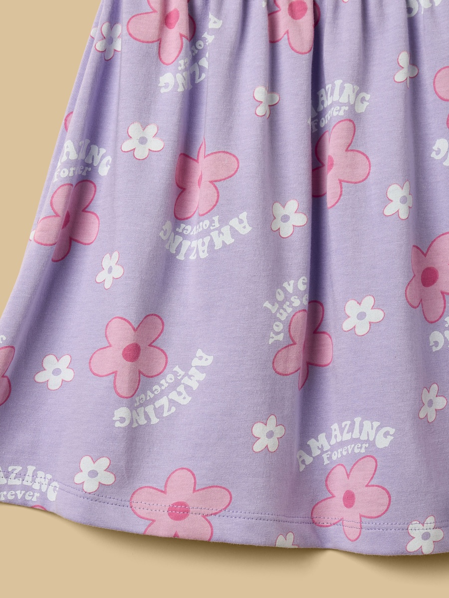 Floral Print Cotton Dress