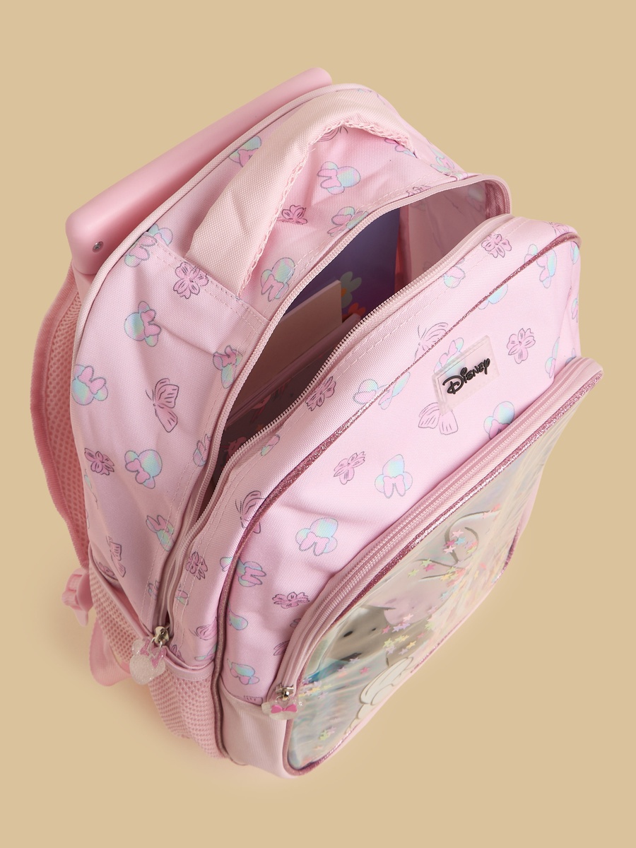 Minnie Mouse Print 5-Piece Trolley Backpack Set