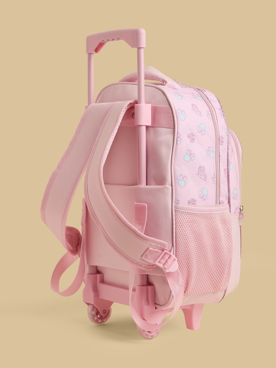 Minnie Mouse Print 5-Piece Trolley Backpack Set