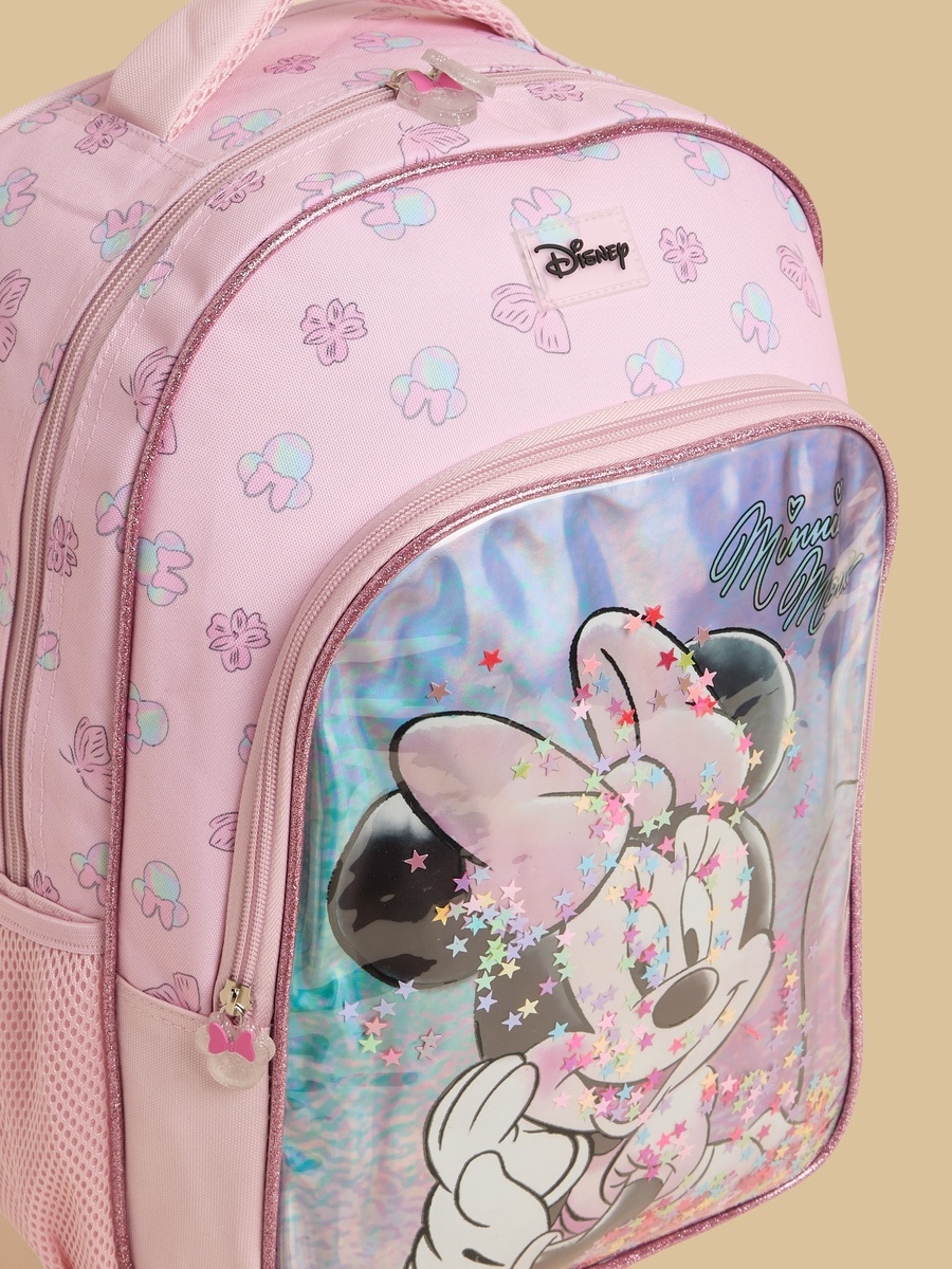 Minnie Mouse Print 5-Piece Trolley Backpack Set