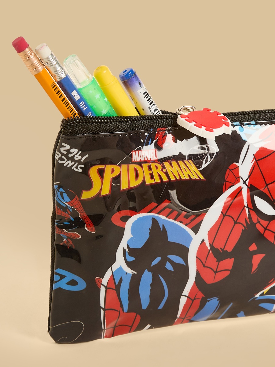 Spider-Man Print 5-Piece Trolley Backpack Set