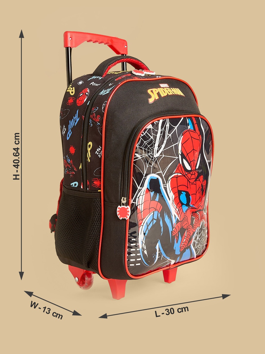 Spider-Man Print 5-Piece Trolley Backpack Set