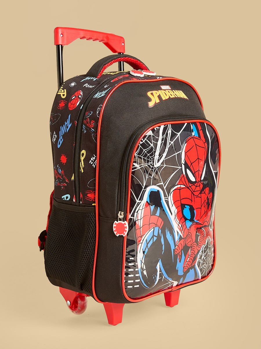 Spider-Man Print 5-Piece Trolley Backpack Set