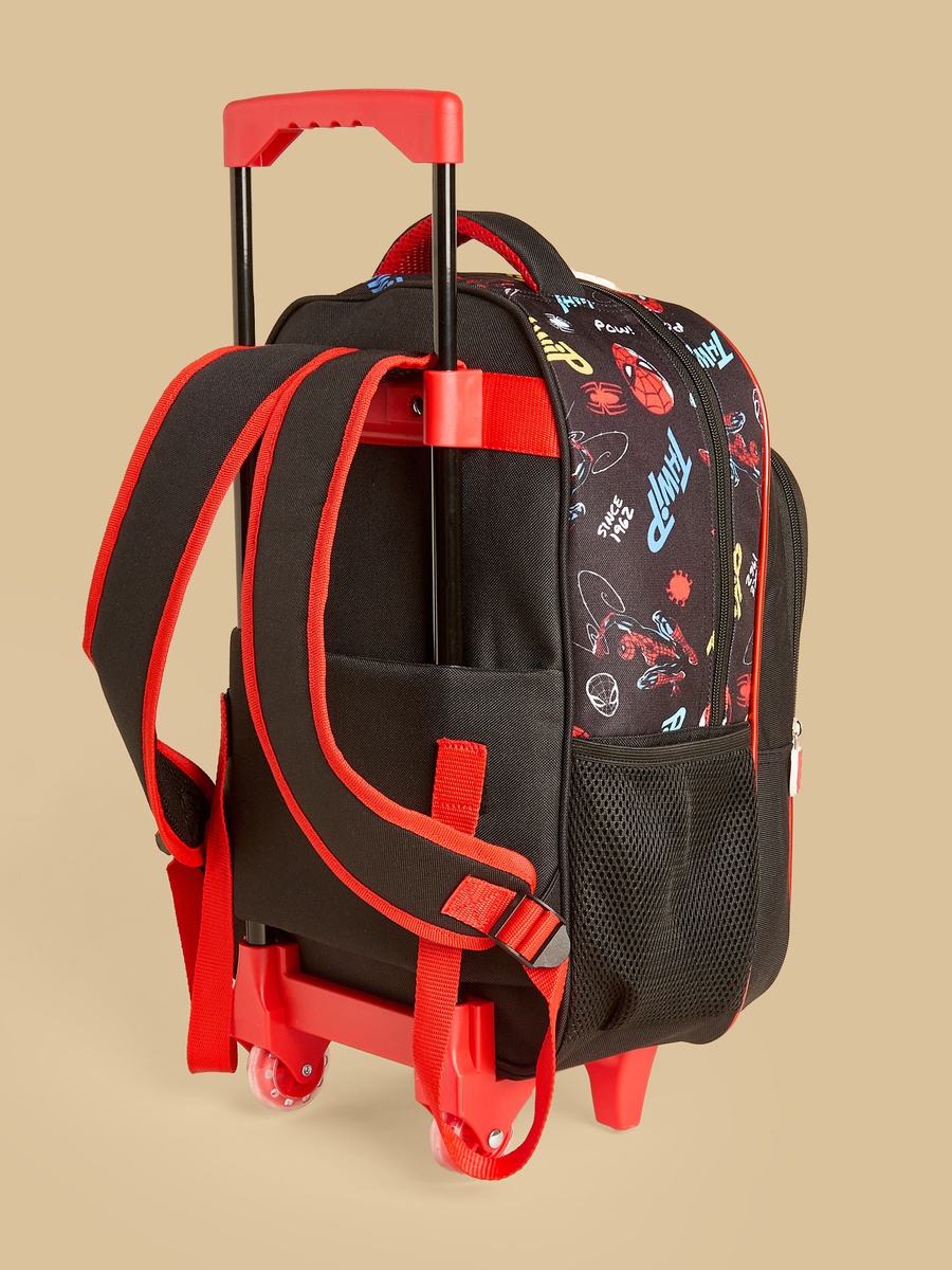 Spider-Man Print 5-Piece Trolley Backpack Set
