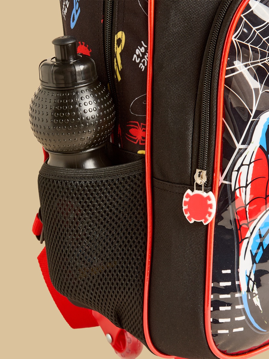Spider-Man Print 5-Piece Trolley Backpack Set