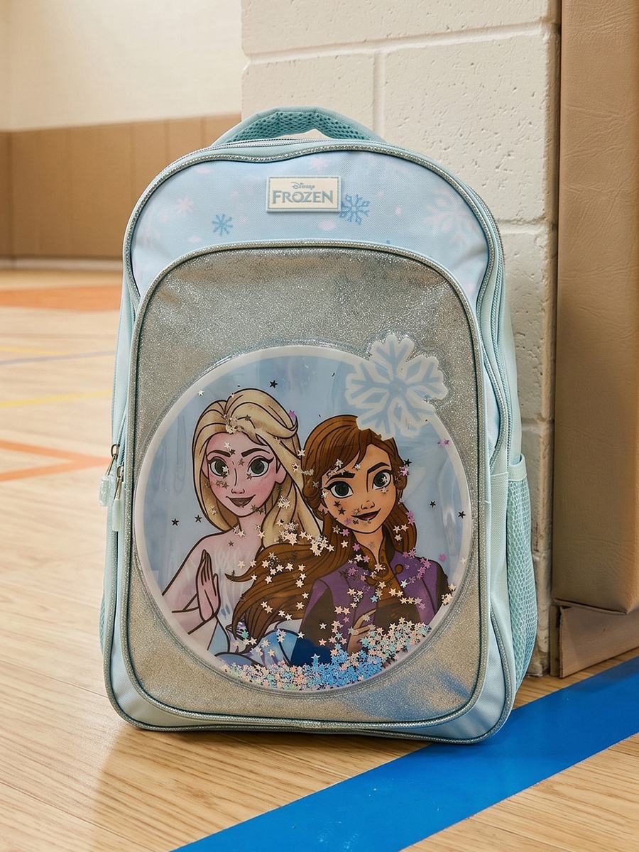 Frozen Print Backpack with Zip Closure