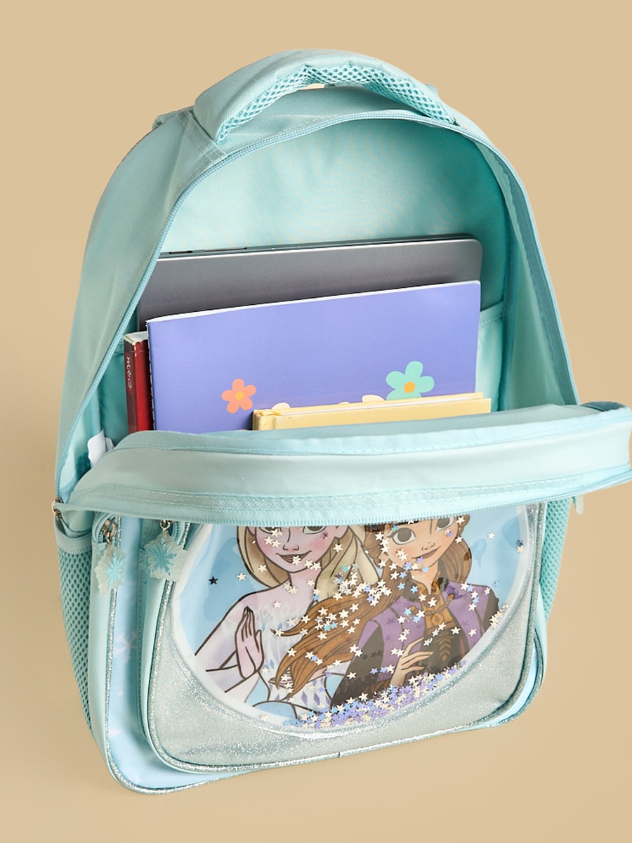Frozen Print Backpack with Zip Closure