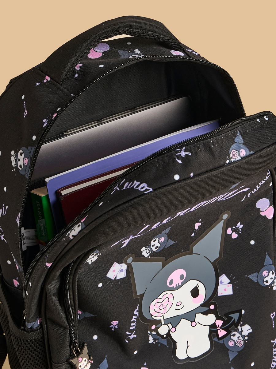 Kuromi Print 5-Piece Backpack Set