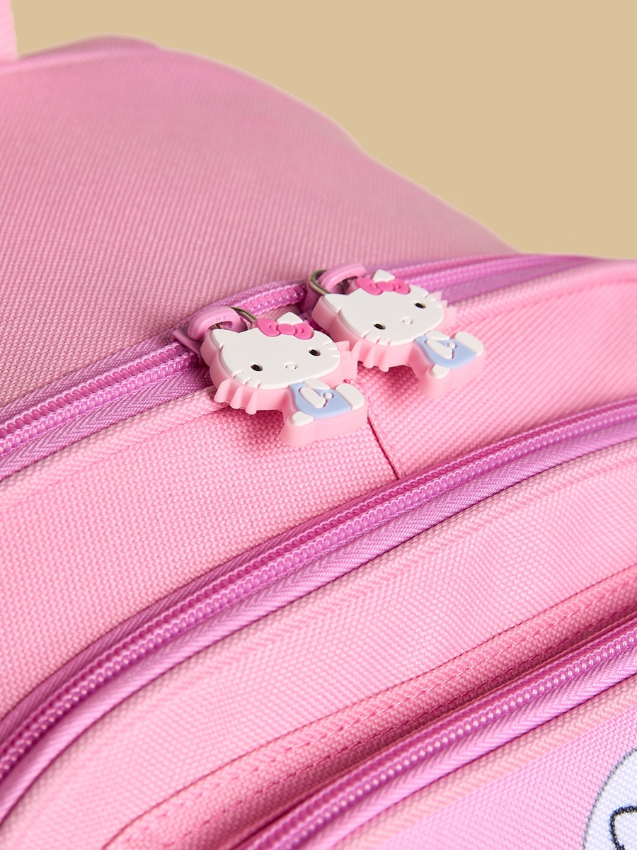 Hello Kitty Print Backpack with Adjustable Straps