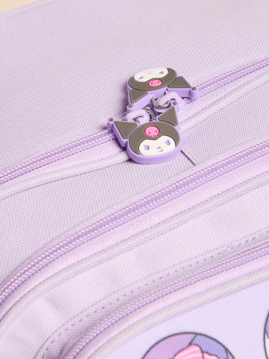 Kuromi Print Backpack with Adjustable Straps