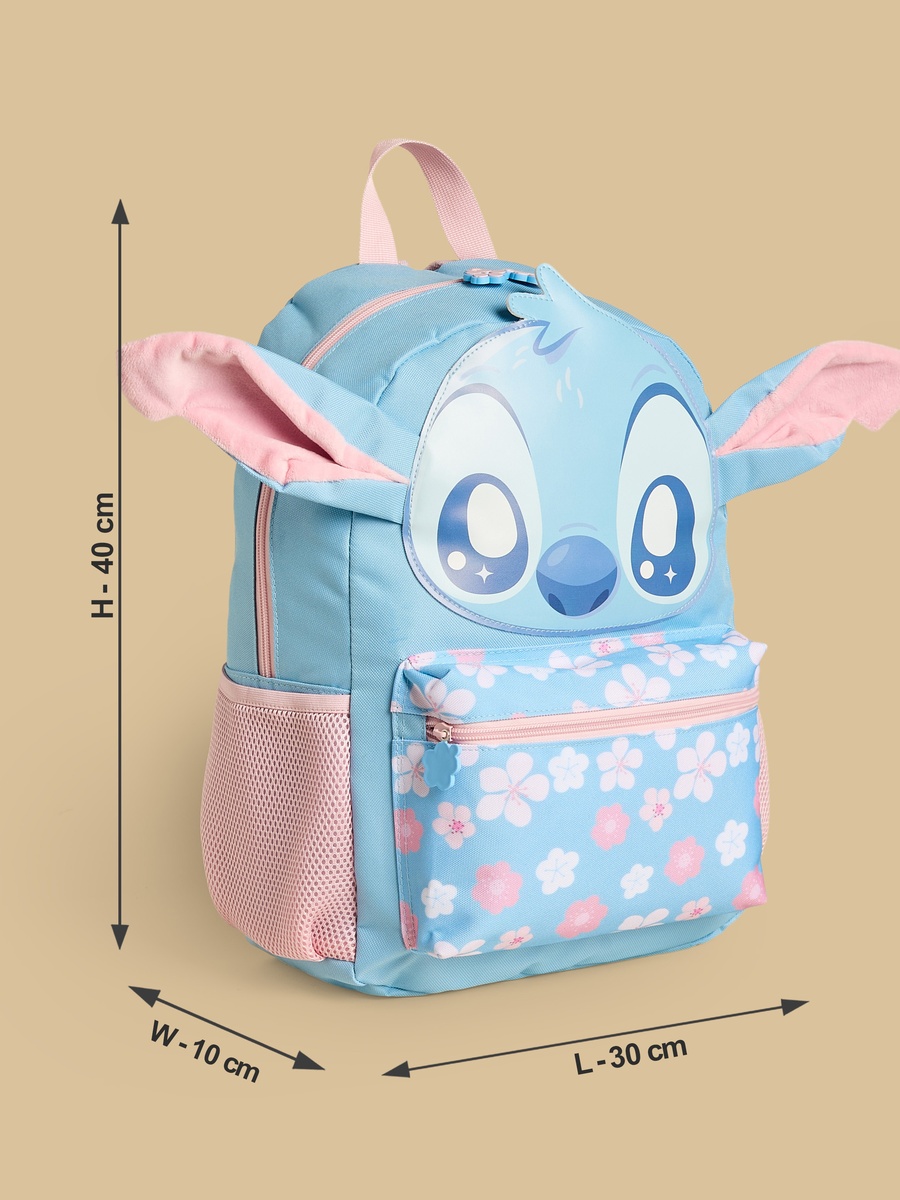 Stitch 3D Ear Applique Backpack with Adjustable Straps