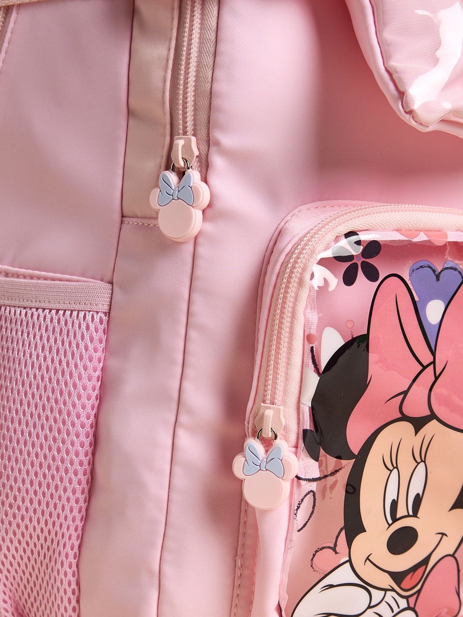 Minnie Mouse and Daisy Duck Print Backpack with Adjustable Straps