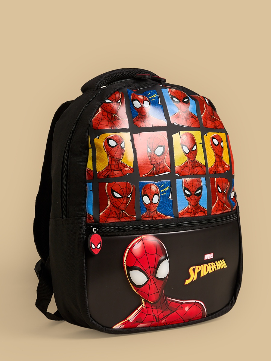 Spider-Man Print Light Up Backpack with Adjustable Straps
