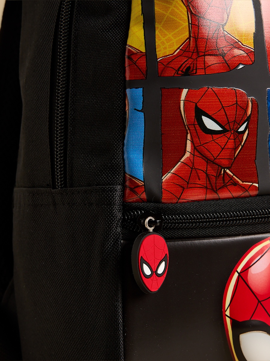 Spider-Man Print Light Up Backpack with Adjustable Straps